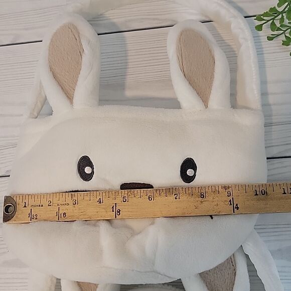 Adorable Bunny Ears Kids Plush Easter Baskets By Children's Place - Cream - Picture 8 of 11